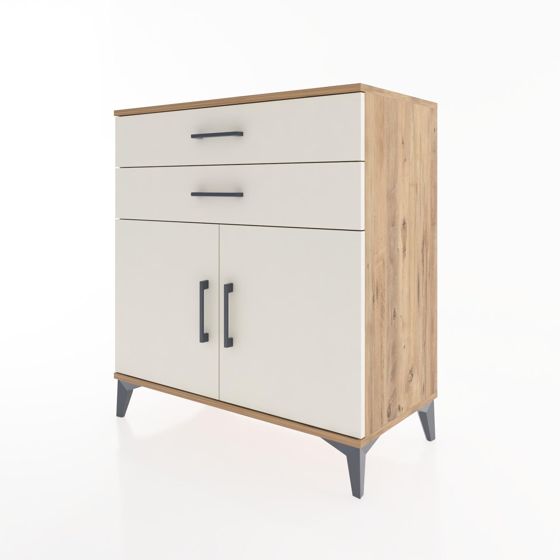 Woodntry Modular Dresser Pine 88x44x84 cm with Cover and Drawer KC32-3