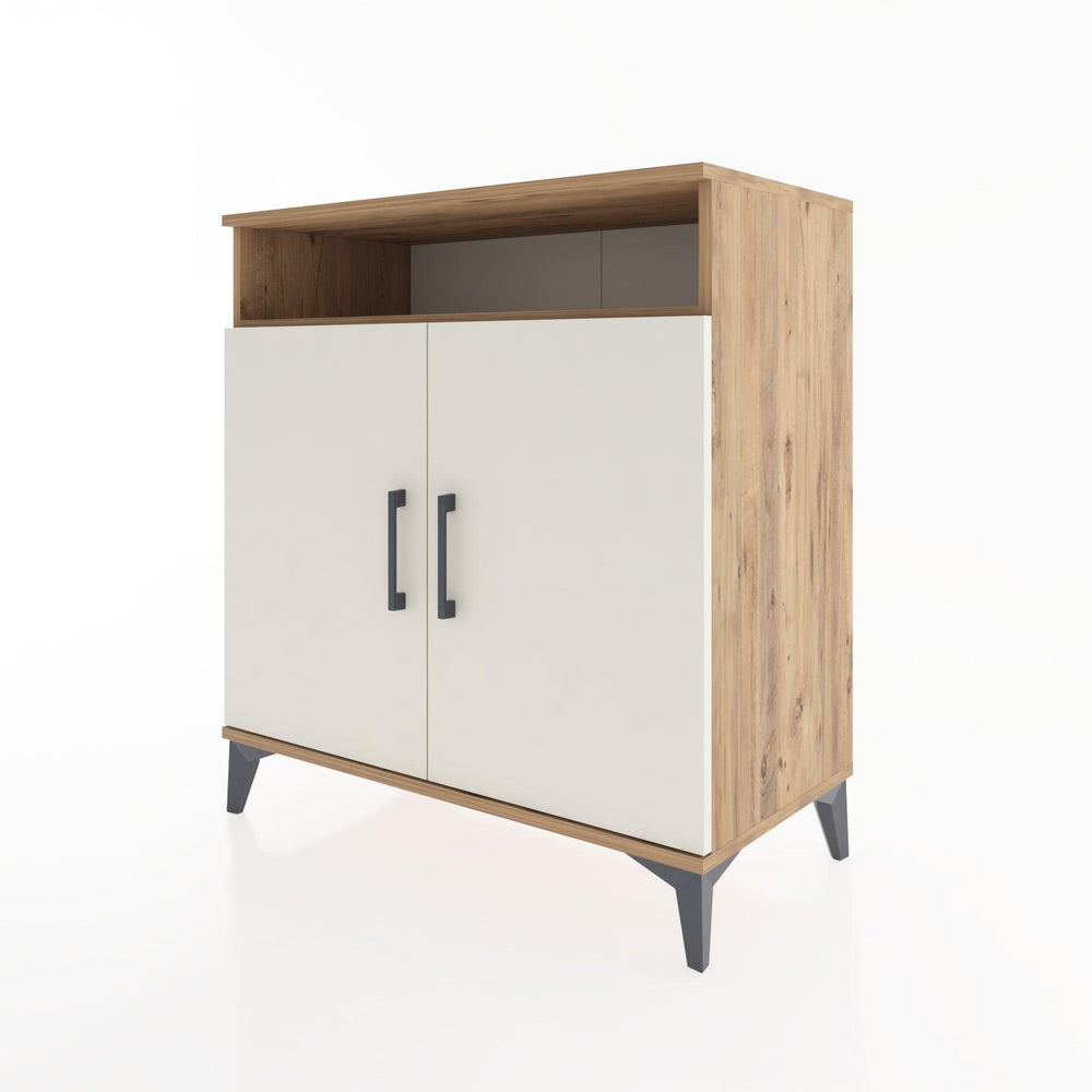 Woodntry Modüler Şifonyer Çam 88x44x84 cm Kapaklı ve Raflı KR84-3