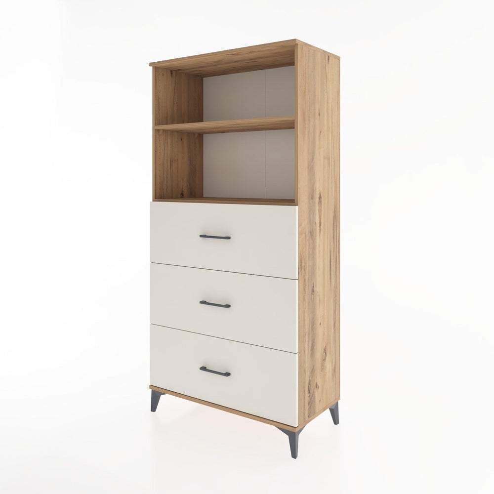 Woodntry Modular Cabinet Pine 88x44x170 cm with Drawers and Shelves CR52-3