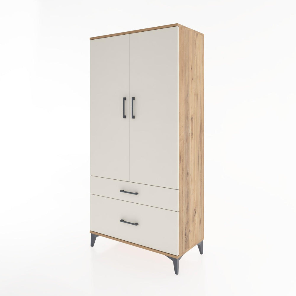 Woodntry Modular Cabinet Pine 88x44x170 cm with Doors and Drawers KC15-3