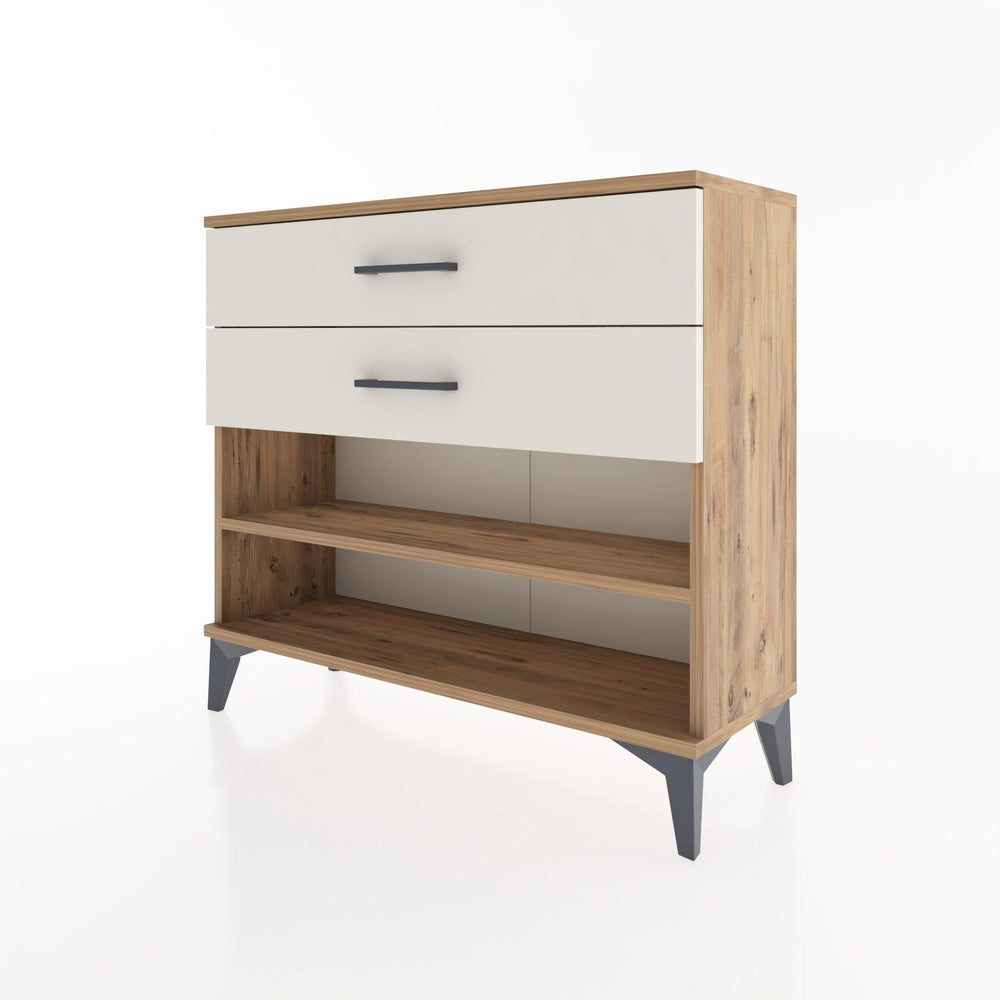 Woodntry Modüler Şifonyer İki Çekmeceli V1 88x30x68 cm Çam - Woodntry