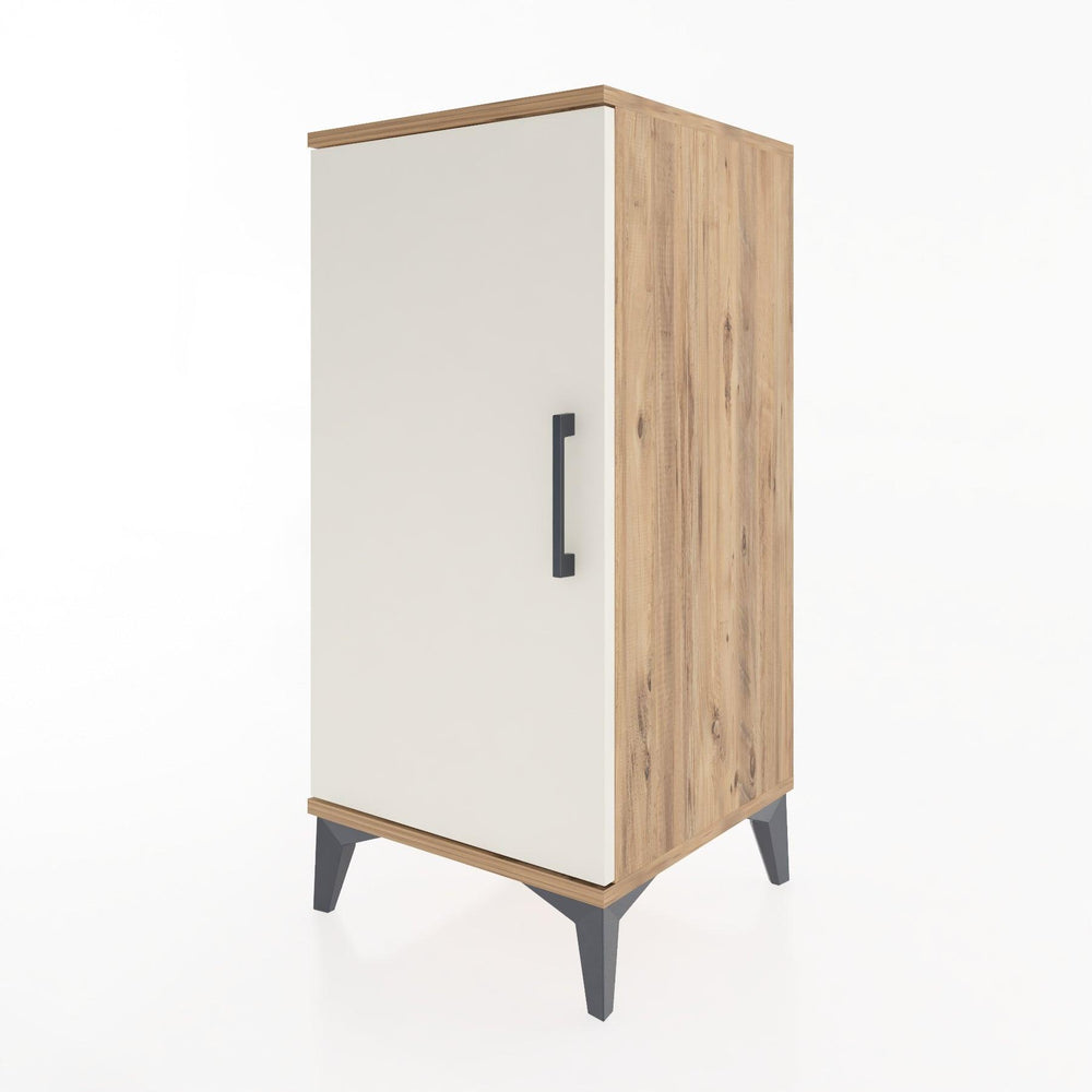 Woodntry Modüler Komodin Çam 44x44x84 cm Kapaklı K23-3