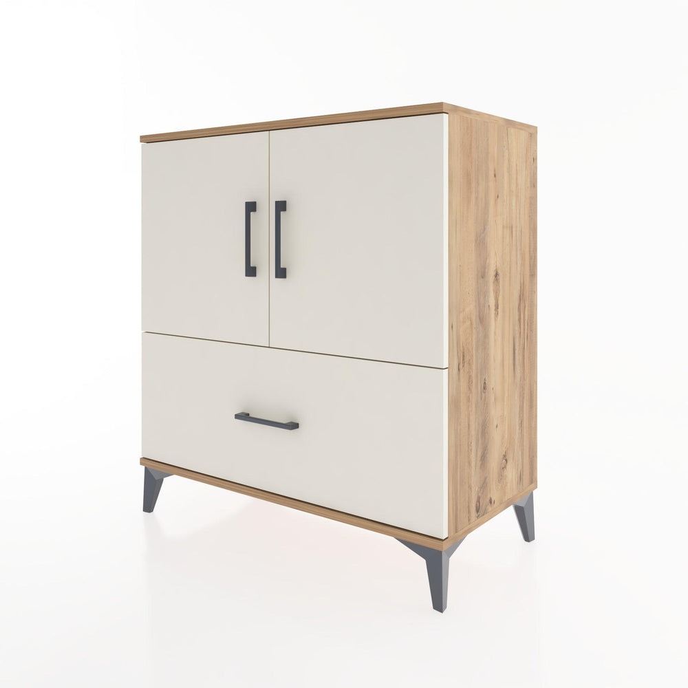 Woodntry Modular Dresser Pine 88x44x84 cm with Cover and Drawer KC46-3