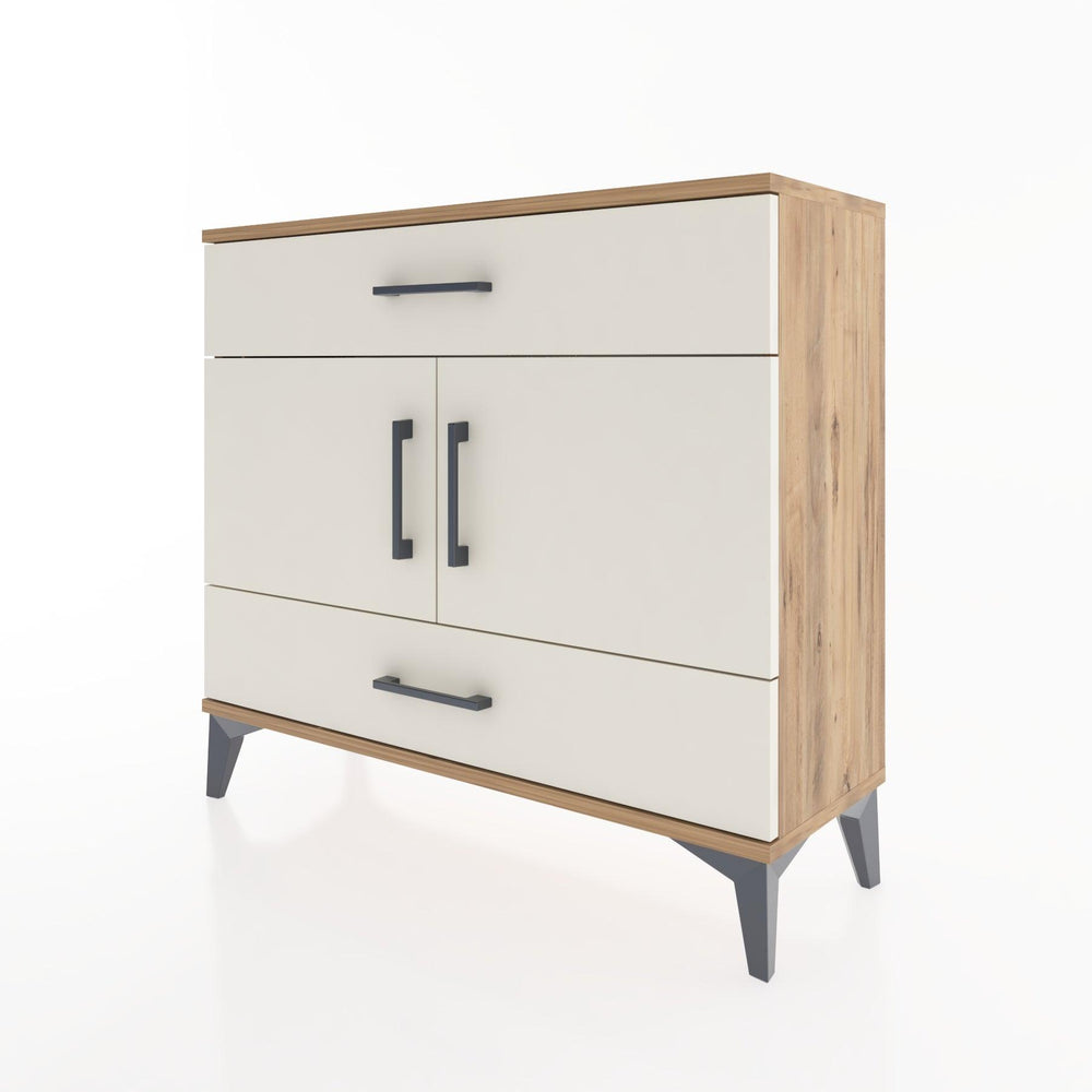Woodntry Modüler Şifonyer Çekmece ve Kapaklı T2 88x30x94 cm Çam - Woodntry
