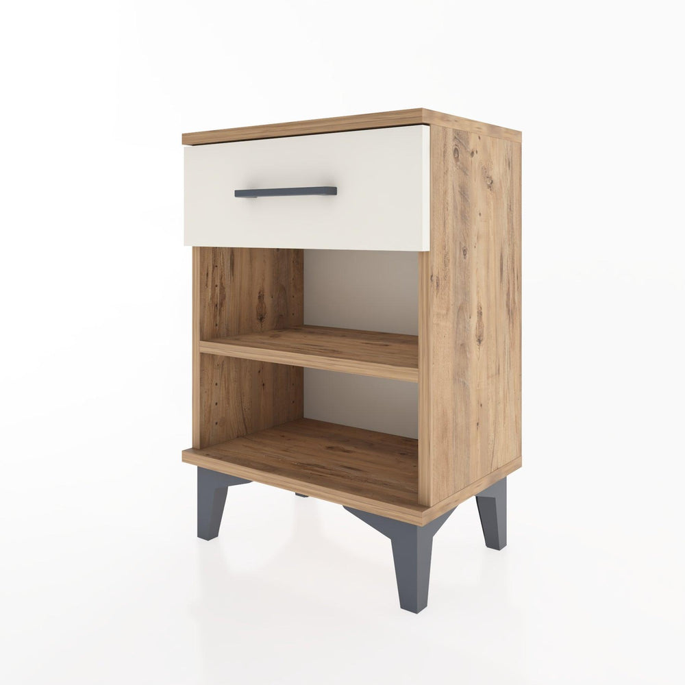 Woodntry Modüler Komodin Tek Çekmeceli 44x30x52 cm Çam - Woodntry