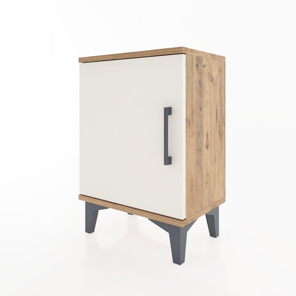 Woodntry Modüler Komodin Tek Kapaklı 44x30x52 cm Çam - Woodntry