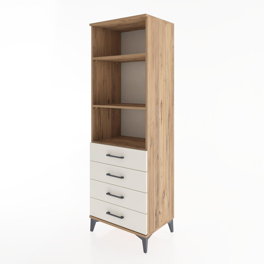 Woodntry Modular Cabinet Pine 60x44x170 cm with Drawers and Shelves CR36-3