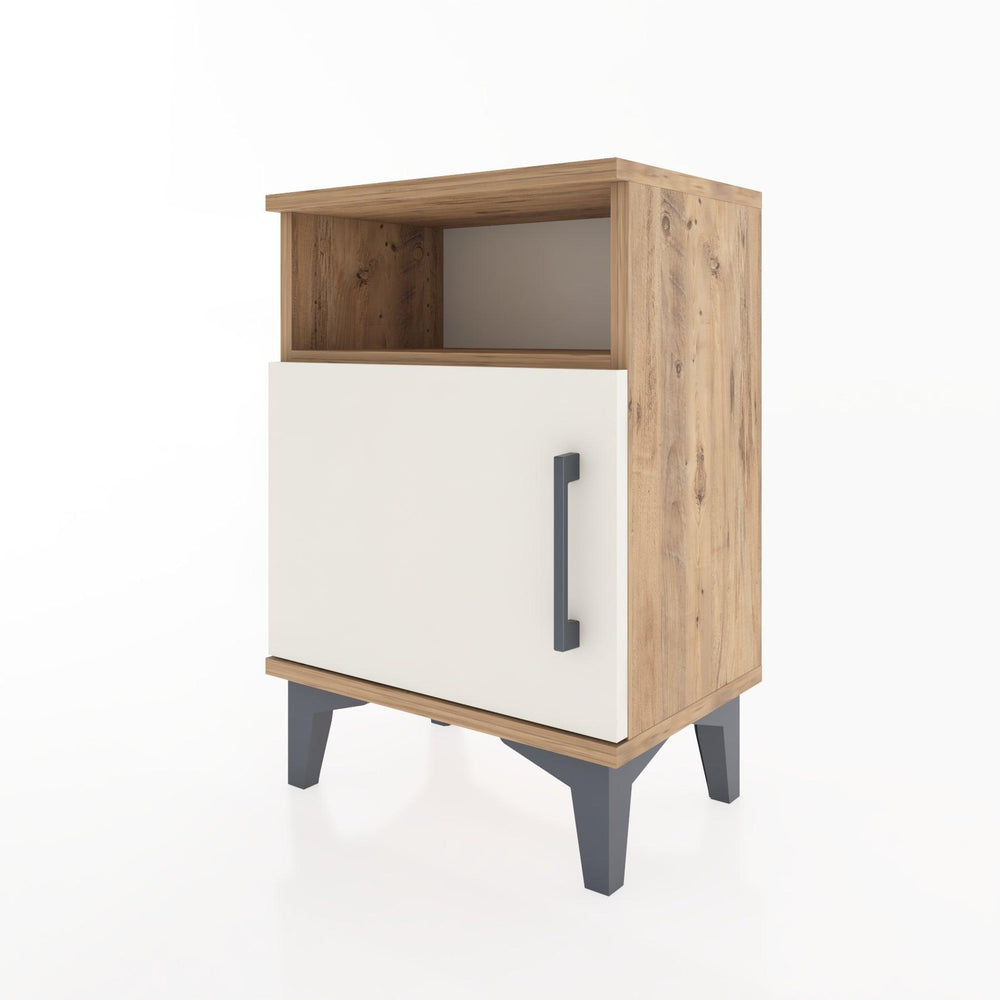 Woodntry Modüler Komodin Raf ve Tek Kapaklı 44x30x52 cm Çam - Woodntry