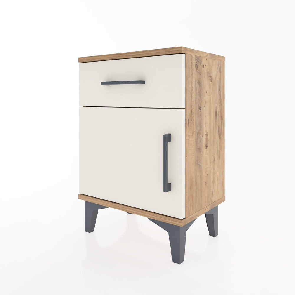 Woodntry Modüler Komodin Çekmece ve Kapaklı 44x30x52 cm Çam - Woodntry