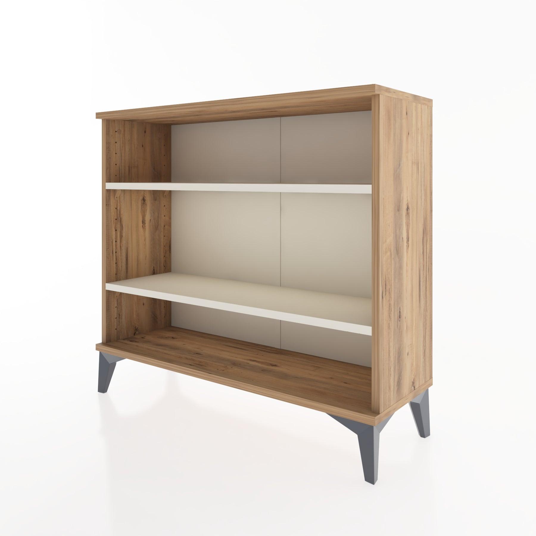 Woodntry Modüler Şifonyer İki Raflı 88x30x68 cm Çam - Woodntry