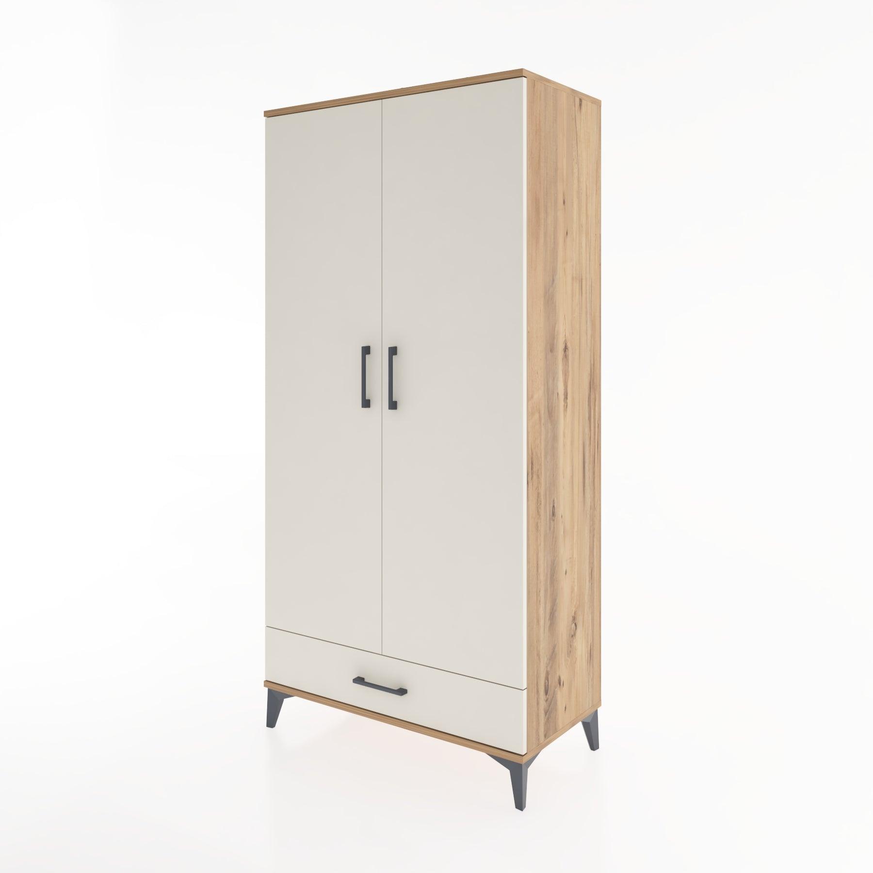 Woodntry Modular Cabinet Pine 88x44x170 cm with Doors and Drawers KC8-3