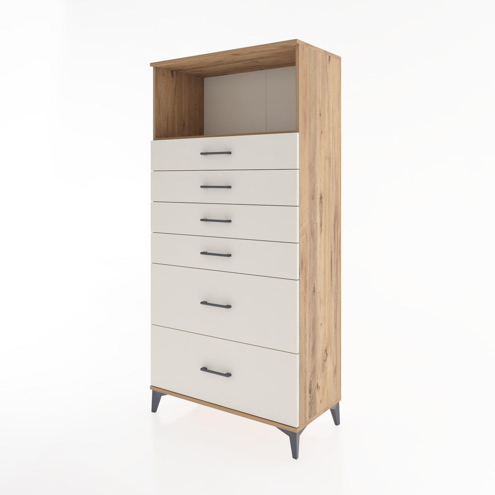 Woodntry Modular Cabinet Pine 88x44x170 cm with Drawers and Shelves CR45-3