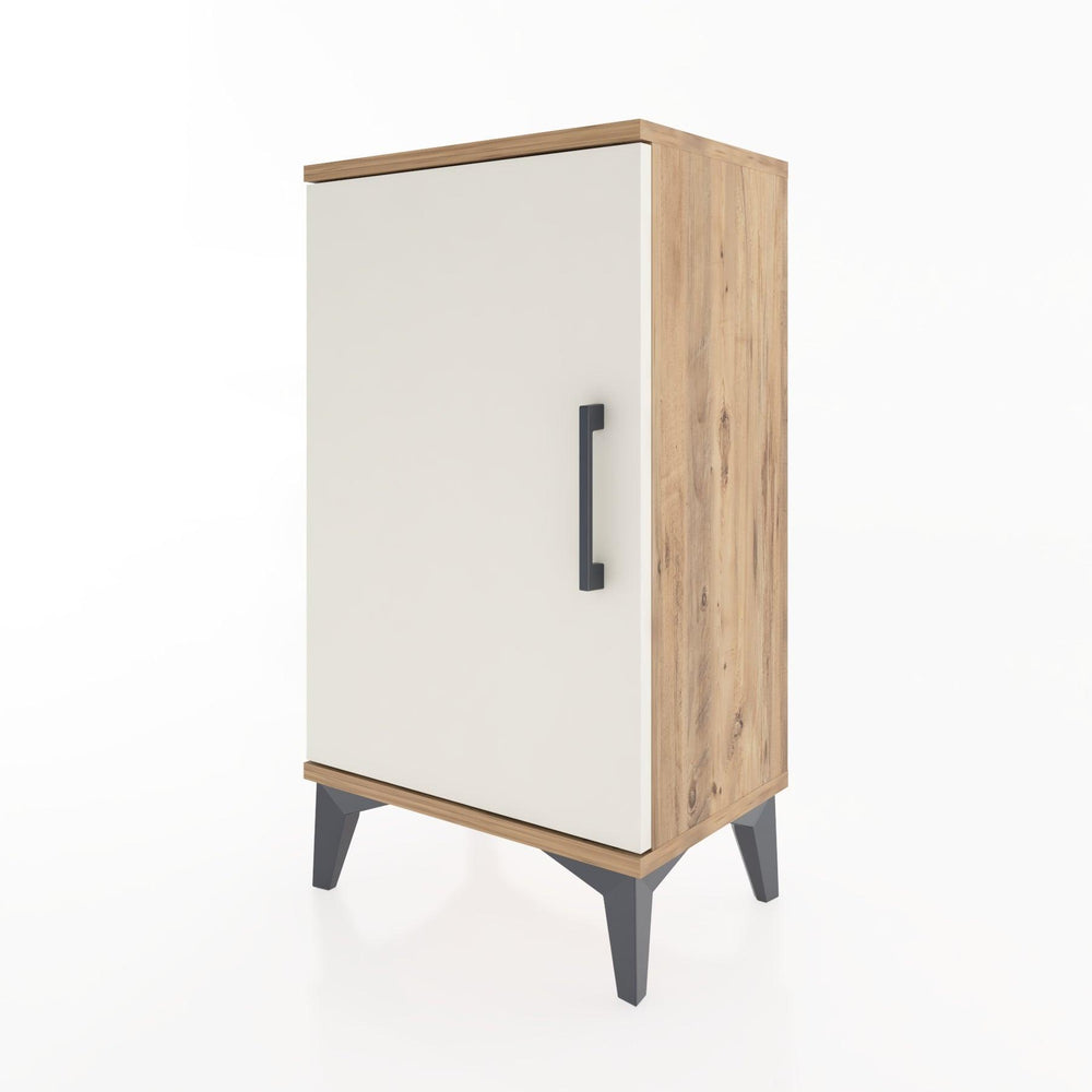 Woodntry Modüler Komodin Tek Kapaklı 44x30x68 cm Çam - Woodntry