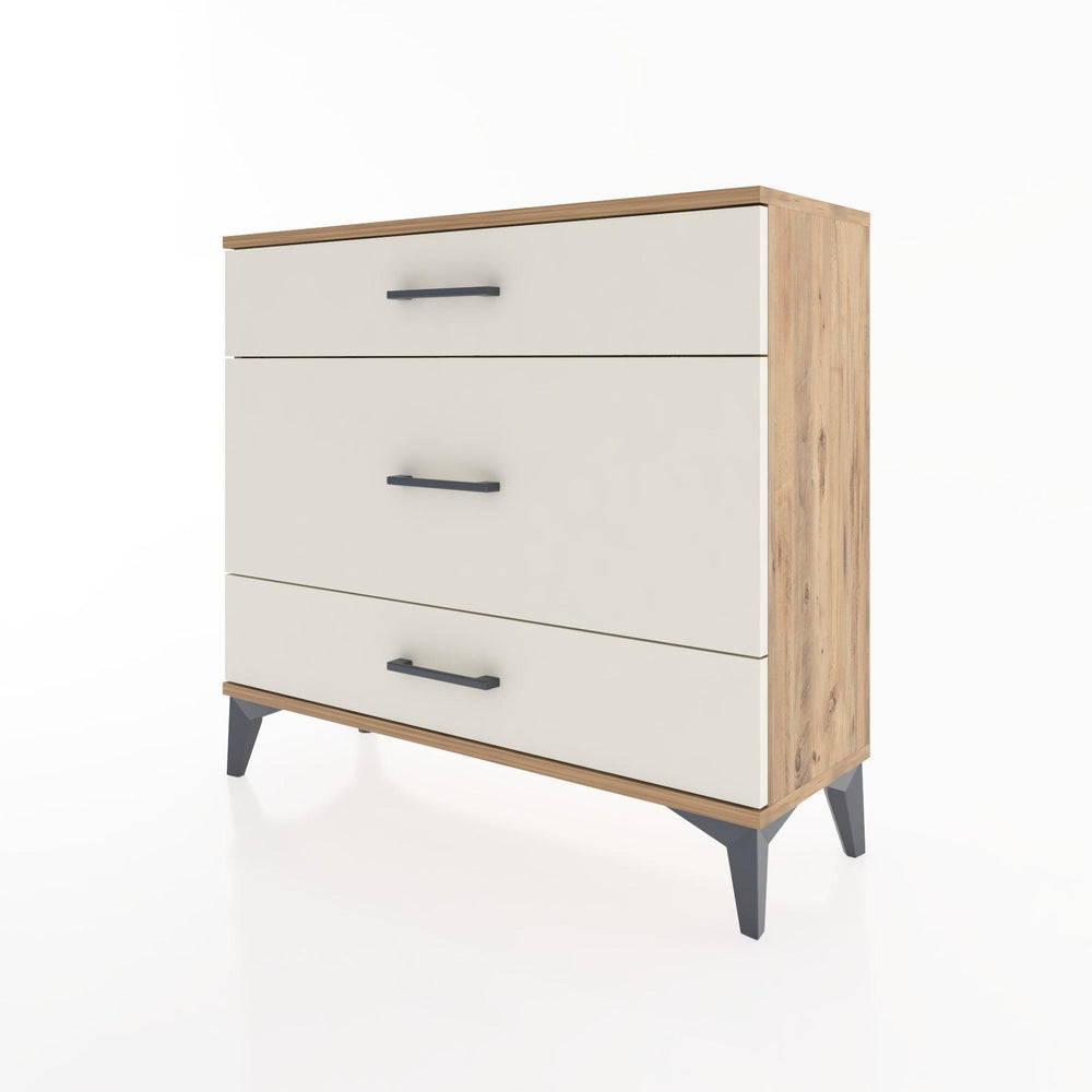 Woodntry Modüler Şifonyer Üç Çekmeceli V5 88x30x68 cm Çam - Woodntry