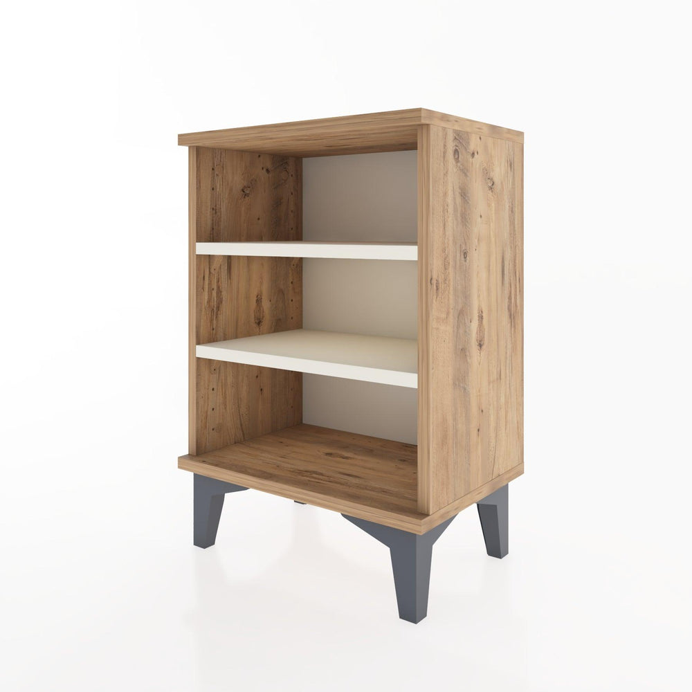 Woodntry Modüler Komodin Üç Raflı 44x30x52 cm Çam - Woodntry