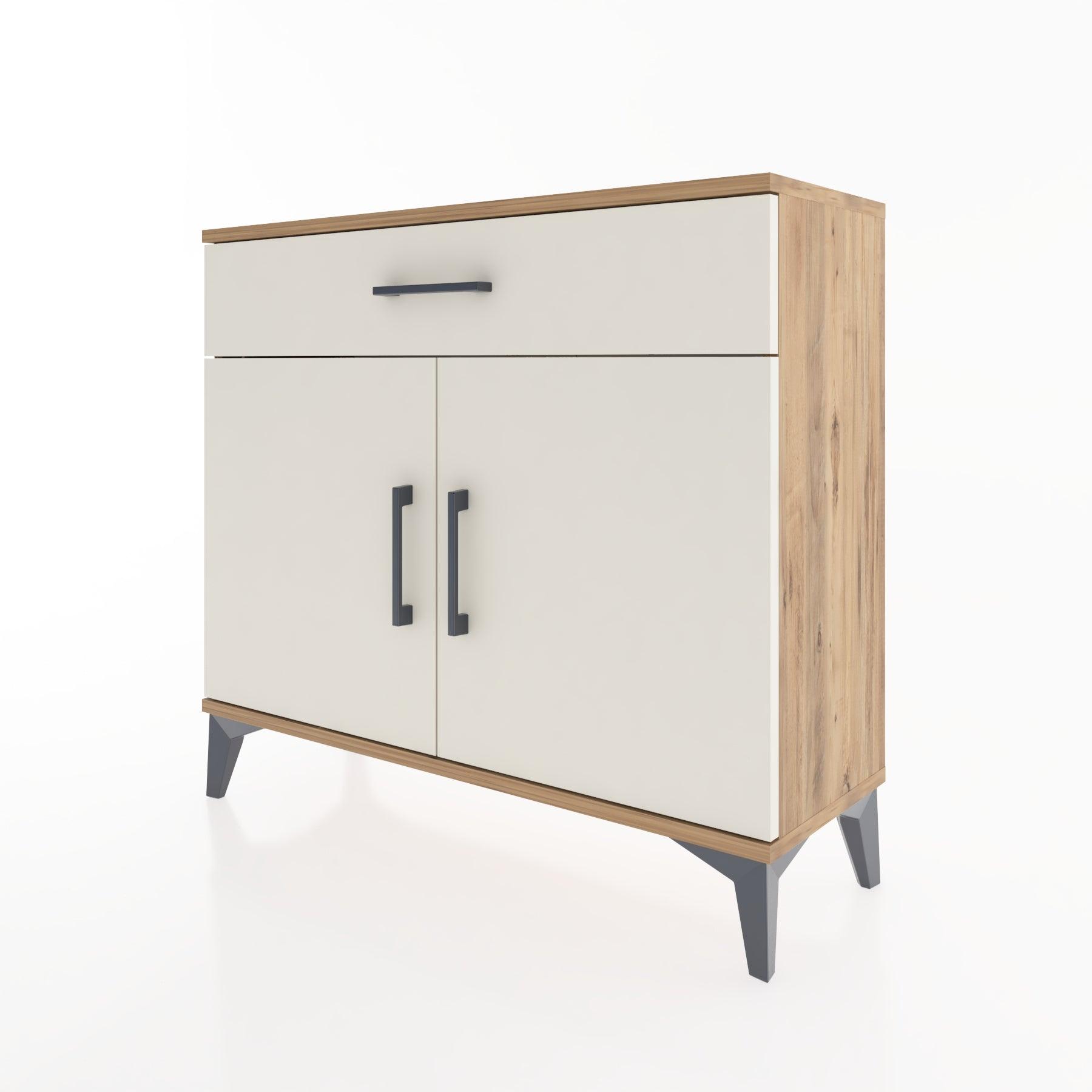 Woodntry Modüler Şifonyer Çekmece ve Kapaklı V1 88x30x68 cm Çam - Woodntry