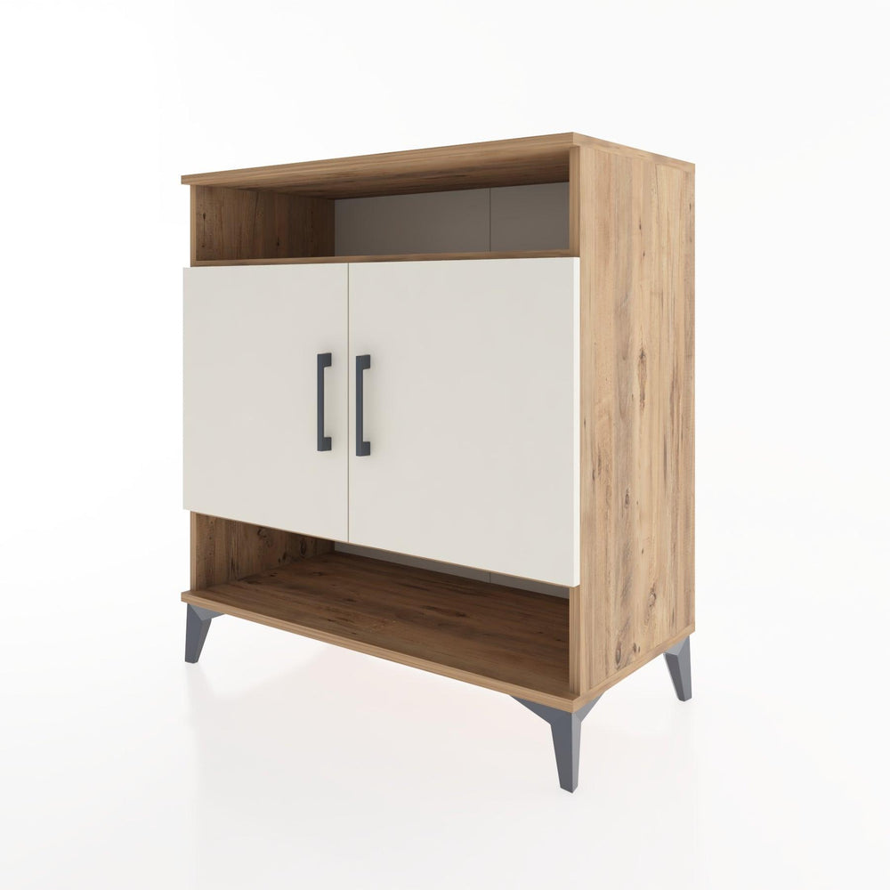 Woodntry Modüler Şifonyer Çam 88x44x84 cm Kapaklı ve Raflı KR69-3