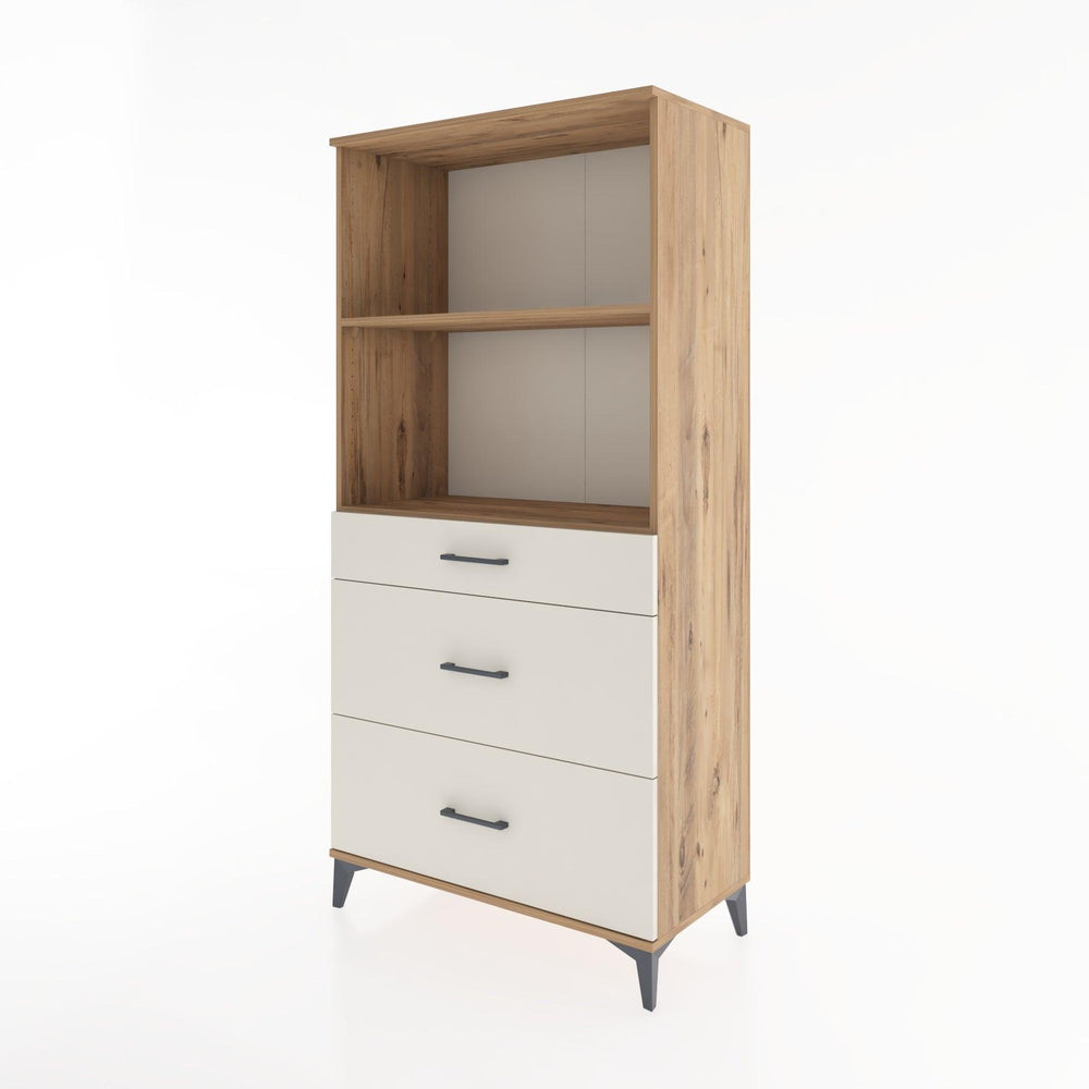 Woodntry Modular Cabinet Pine 88x44x170 cm with Drawers and Shelves CR48-3