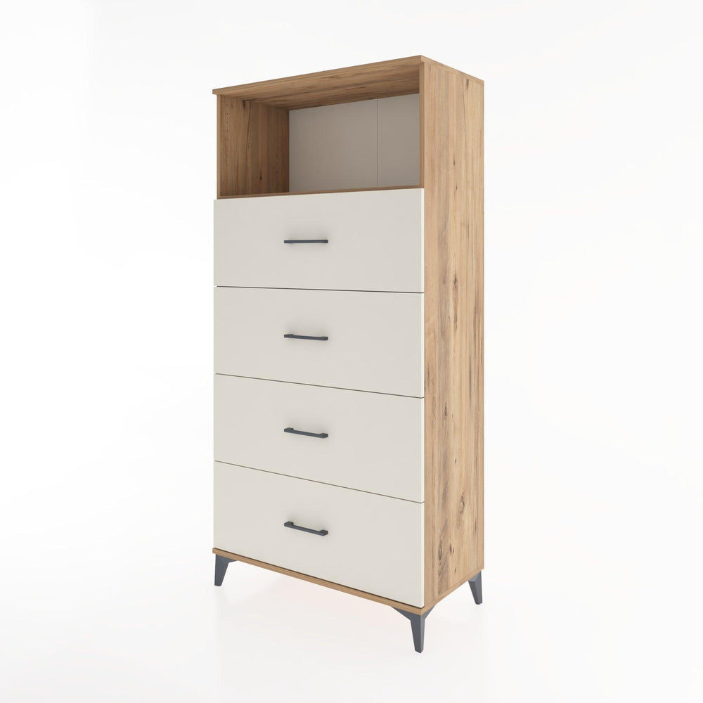 Woodntry Modular Cabinet Pine 88x44x170 cm with Drawers and Shelves CR53-3