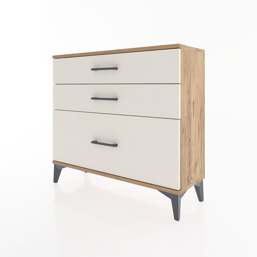 Woodntry Modüler Şifonyer Üç Çekmeceli V3 88x30x68 cm Çam - Woodntry