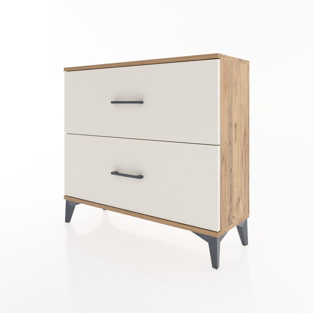 Woodntry Modüler Şifonyer İki Çekmeceli V4 88x30x68 cm Çam - Woodntry
