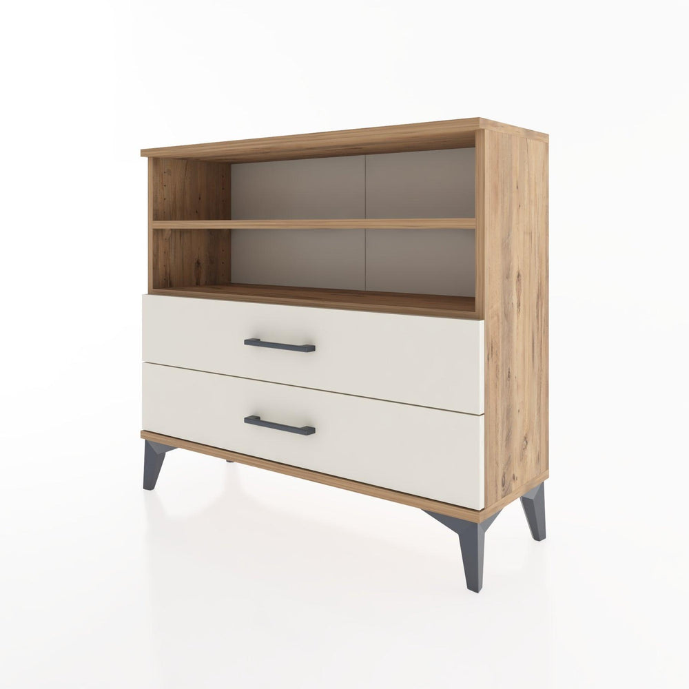 Woodntry Modüler Şifonyer İki Çekmeceli V2 88x30x68 cm Çam - Woodntry
