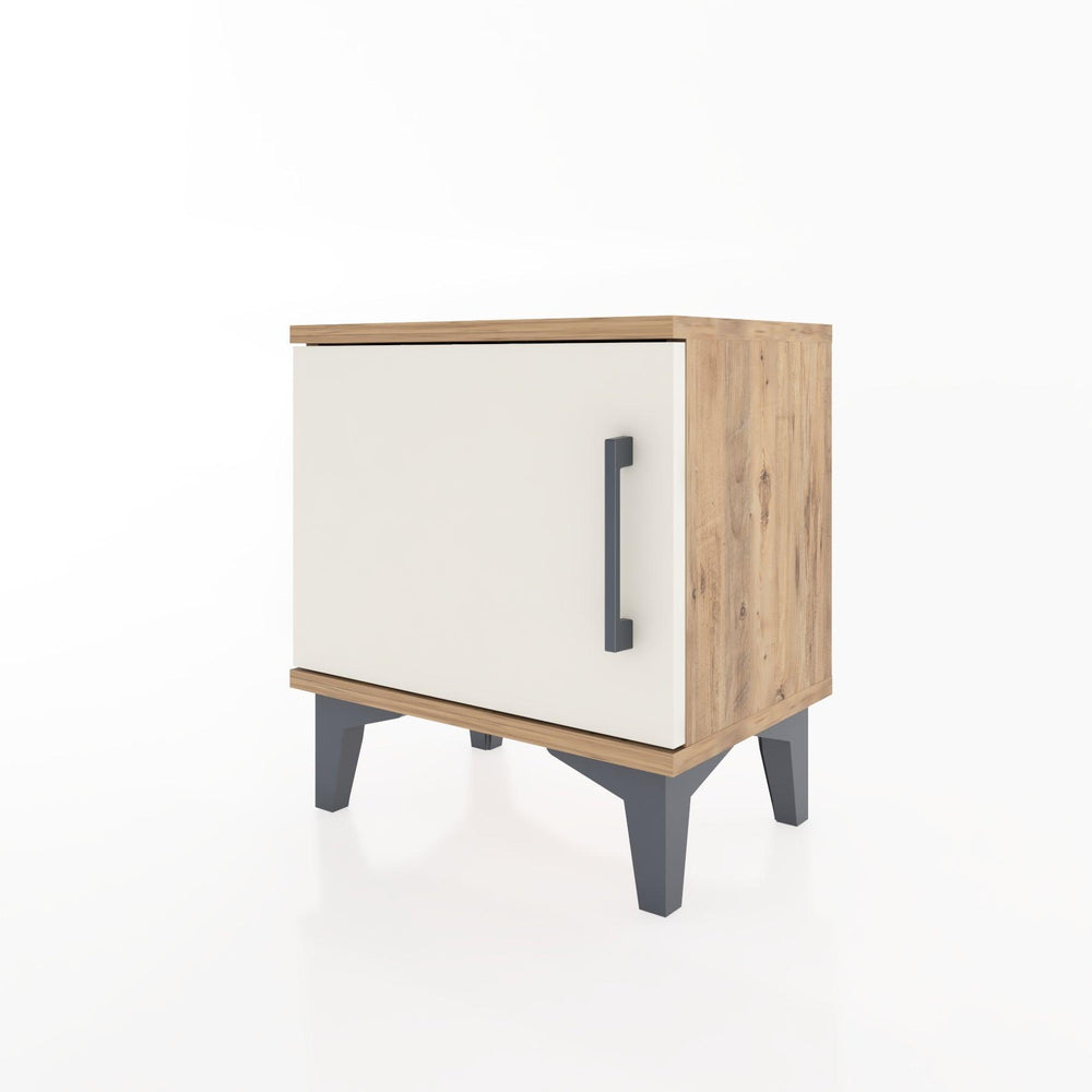 Woodntry Modüler Komodin Tek Kapaklı 44x30x36 cm Çam - Woodntry