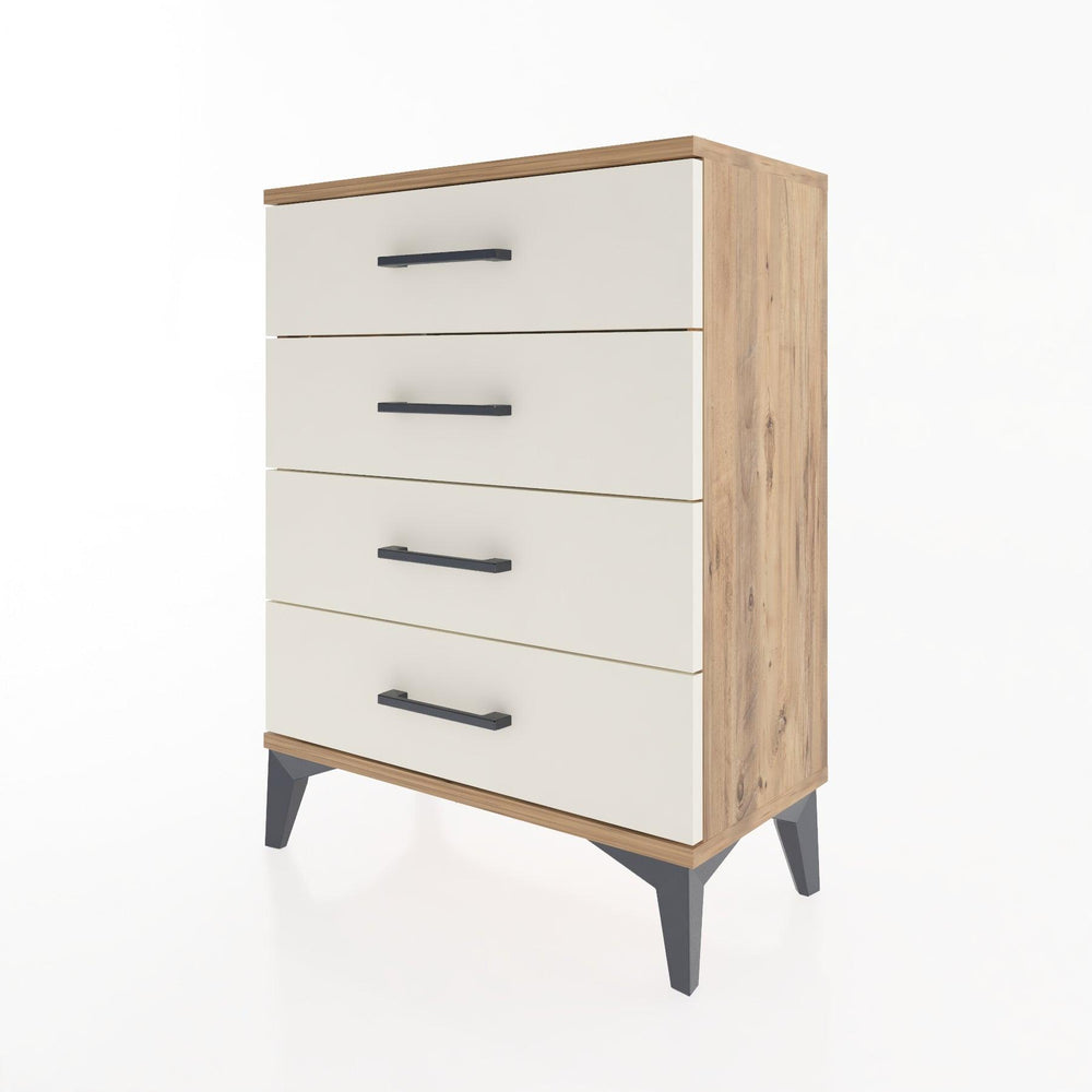 Woodntry Modüler Komodin Çam 60x30x68 cm Çekmeceli C1-3