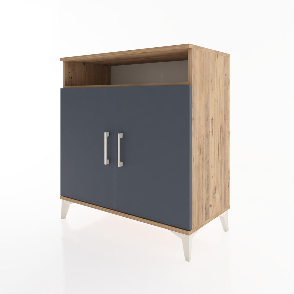 Woodntry Modüler Şifonyer Çam 88x44x84 cm Kapaklı ve Raflı KR83-3