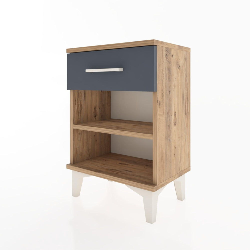 Woodntry Modüler Komodin Tek Çekmeceli 44x30x52 cm Çam - Woodntry