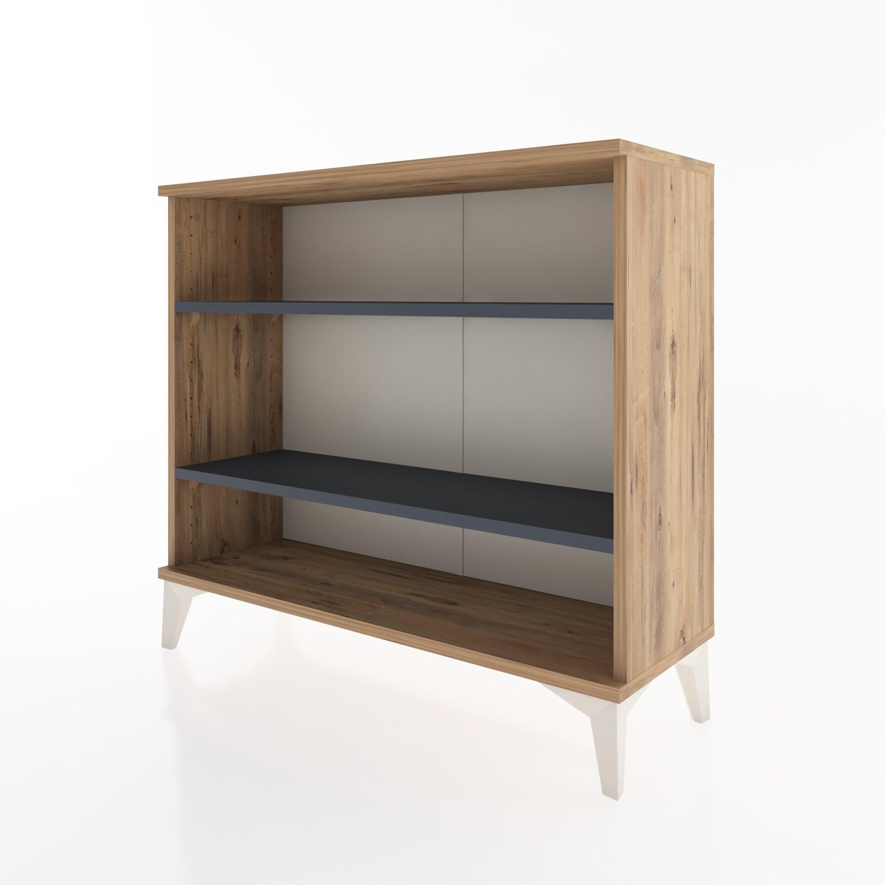Woodntry Modüler Şifonyer İki Raflı 88x30x68 cm Çam - Woodntry