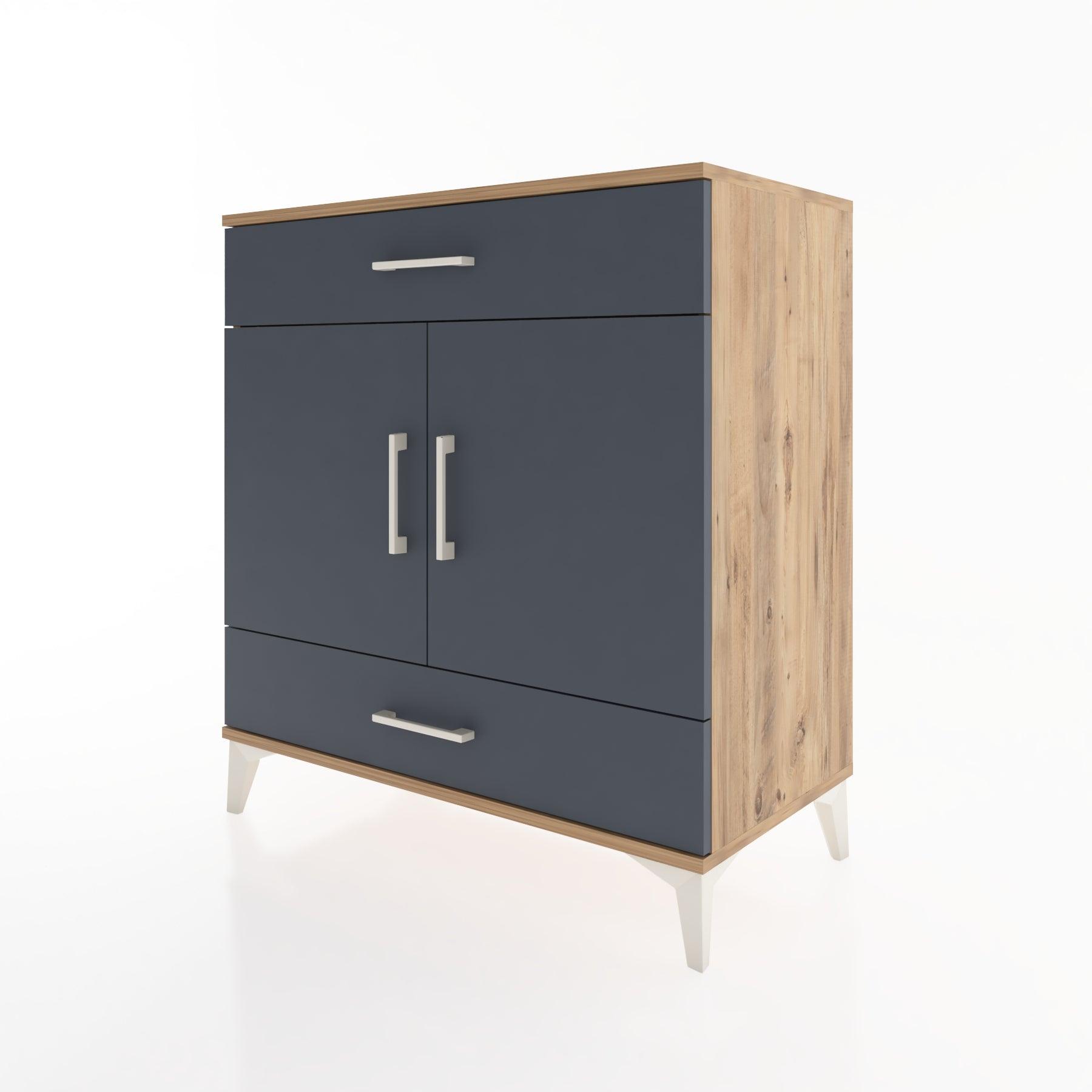 Woodntry Modular Dresser Pine 88x44x84 cm with Cover and Drawer KC60-3