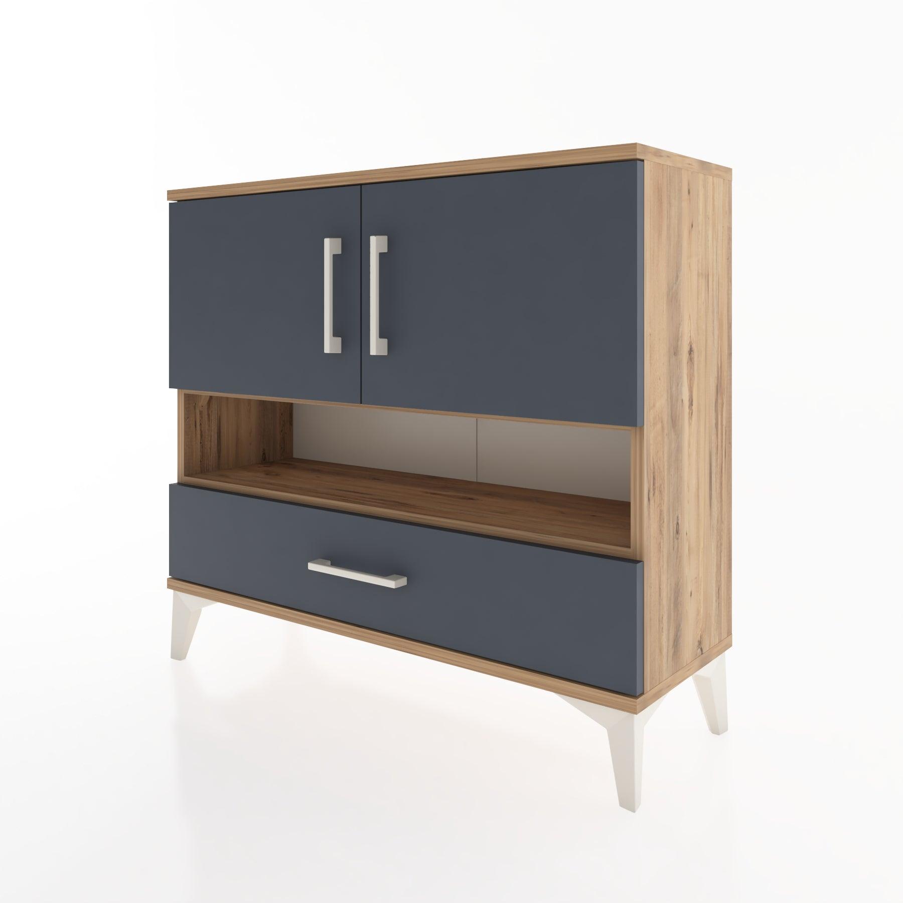 Woodntry Modüler Şifonyer Çam 88x30x68 cm Fonksiyonel F37-3