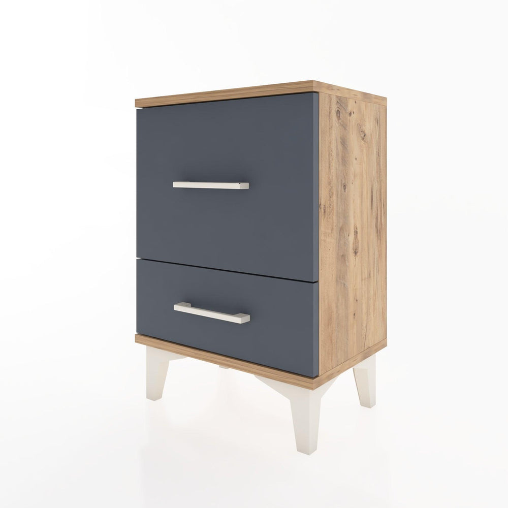 Woodntry Modüler Komodin Büyük ve Küçük Çekmece 44x30x52 cm Çam - Woodntry