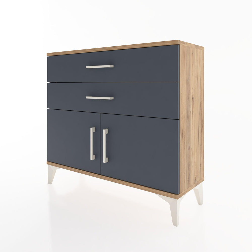 Woodntry Modüler Şifonyer Çekmece ve Kapaklı V4 88x30x68 cm Aytaşı - Woodntry