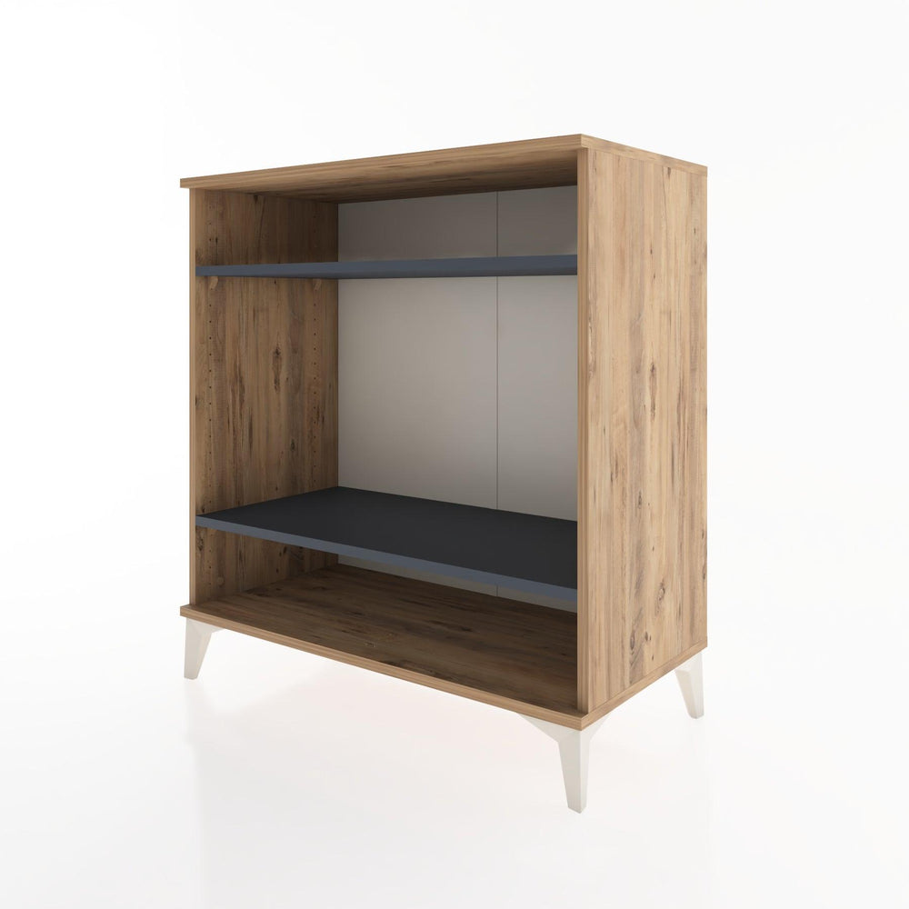 Woodntry Modüler Şifonyer Çam 88x44x84 cm Raflı R122-3