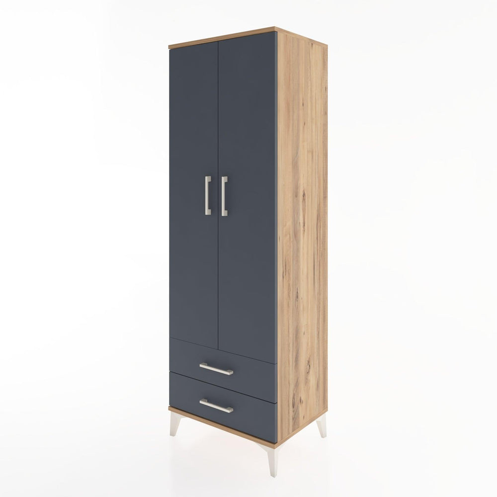 Woodntry Modular Cabinet Pine 60x44x170 cm with Doors and Drawers KC29-3