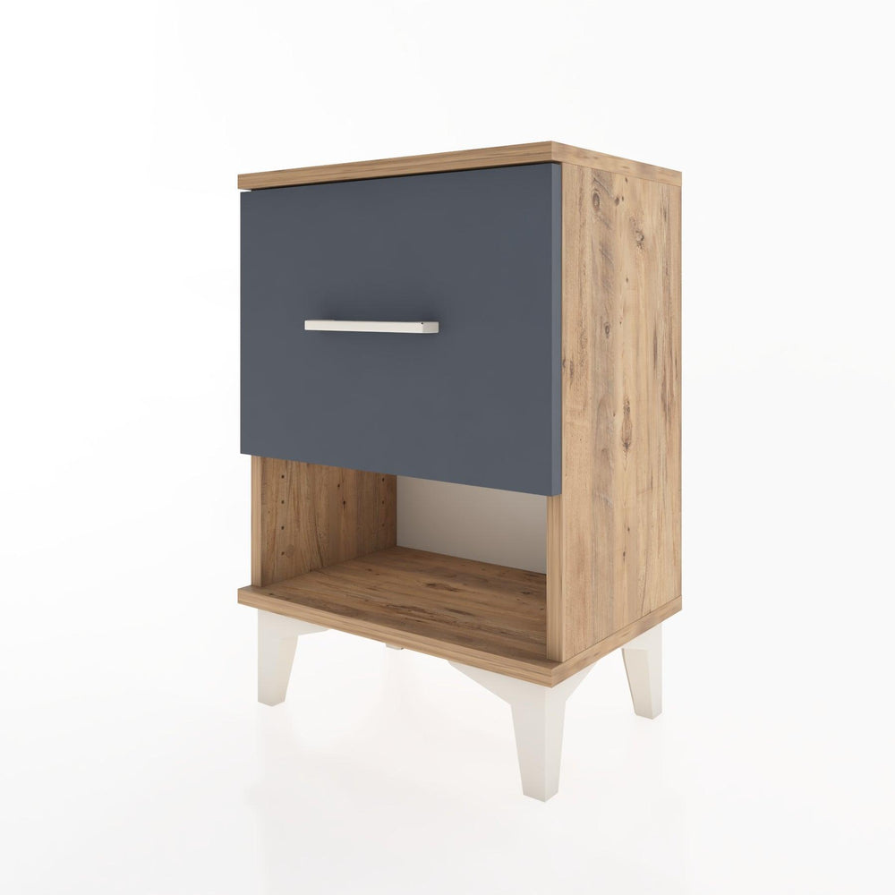 Woodntry Modüler Komodin Tek Çekmece ve Raflı 44x30x52 cm Çam - Woodntry