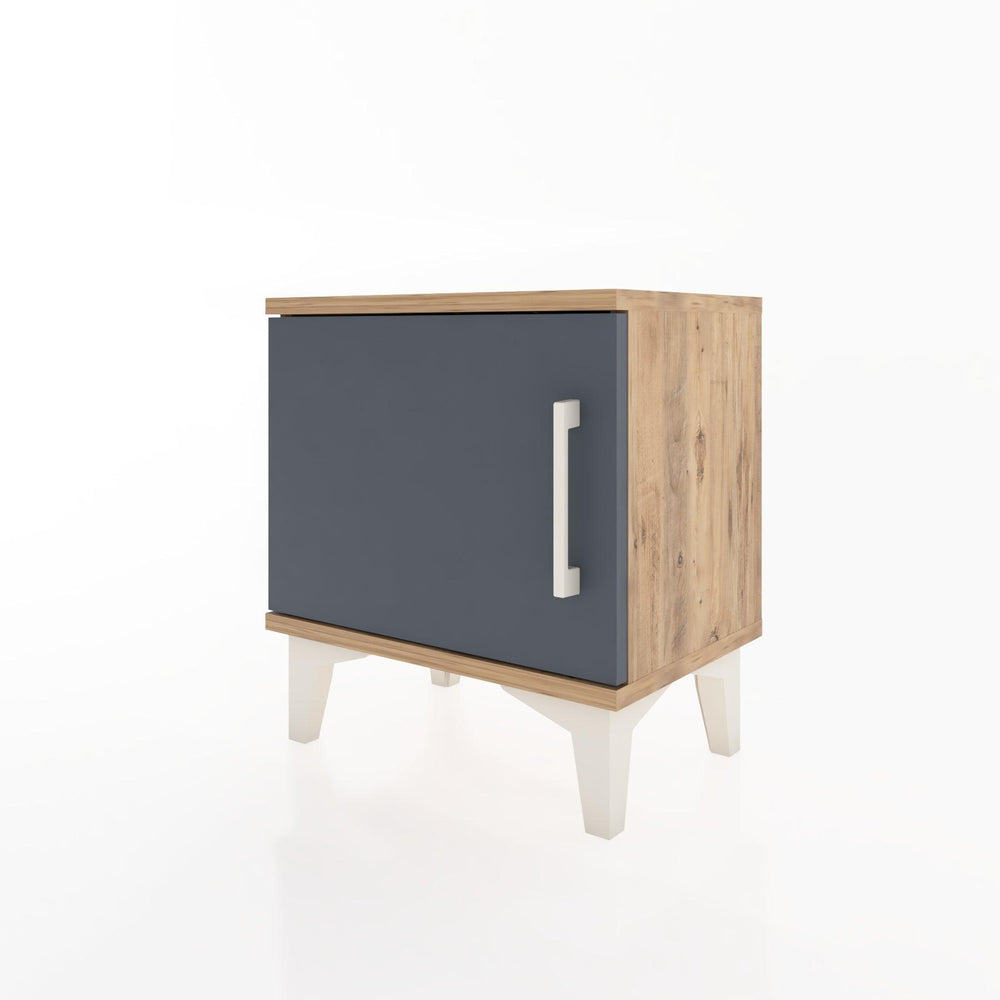 Woodntry Modüler Komodin Tek Kapaklı 44x30x36 cm Çam - Woodntry