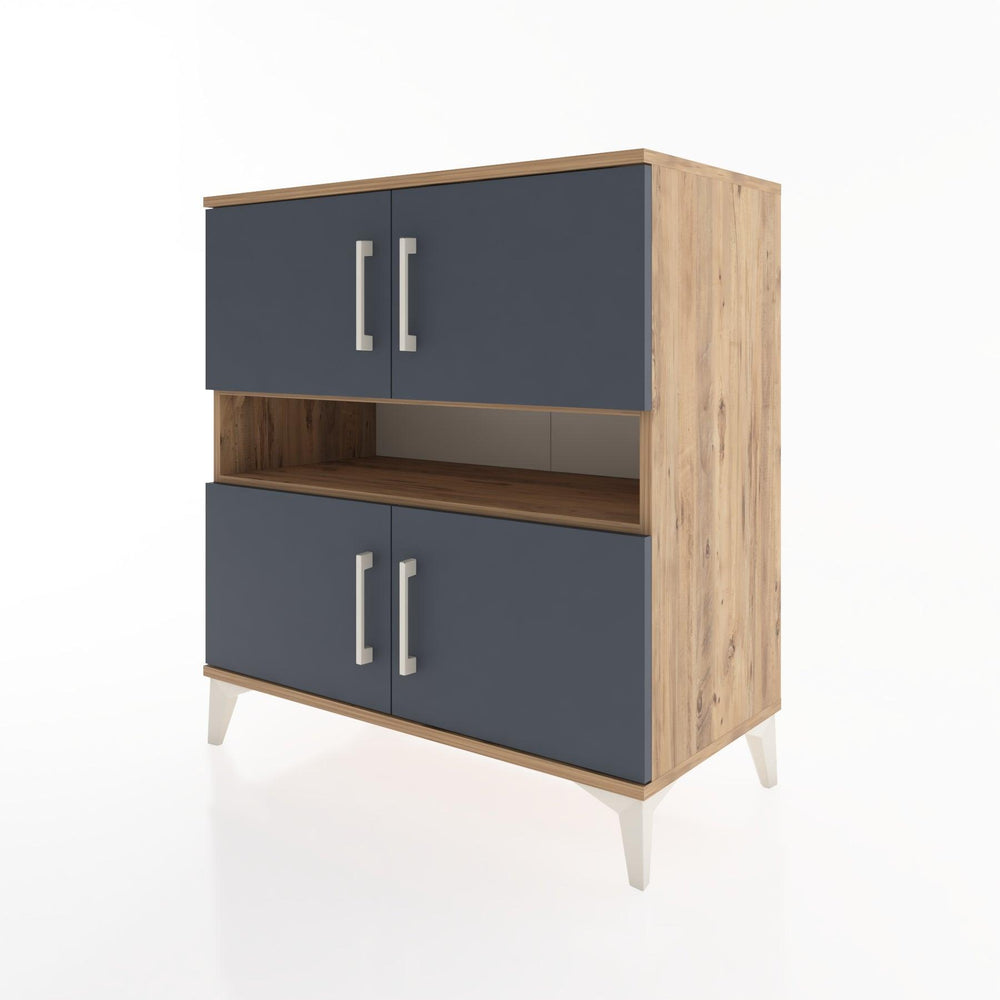 Woodntry Modular Dresser Pine 88x44x84 cm with Cover and Shelf KR104-3