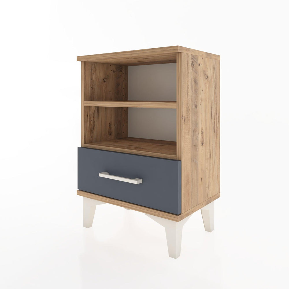 Woodntry Modüler Komodin Çift Raflı 44x30x52 cm Çam - Woodntry