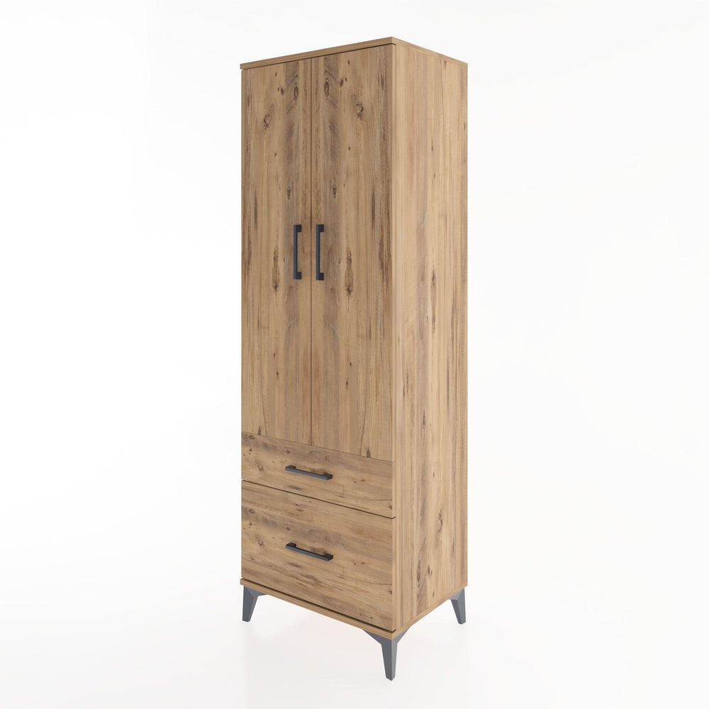 Woodntry Modular Cabinet Pine 60x44x170 cm with Doors and Drawers KC15-3