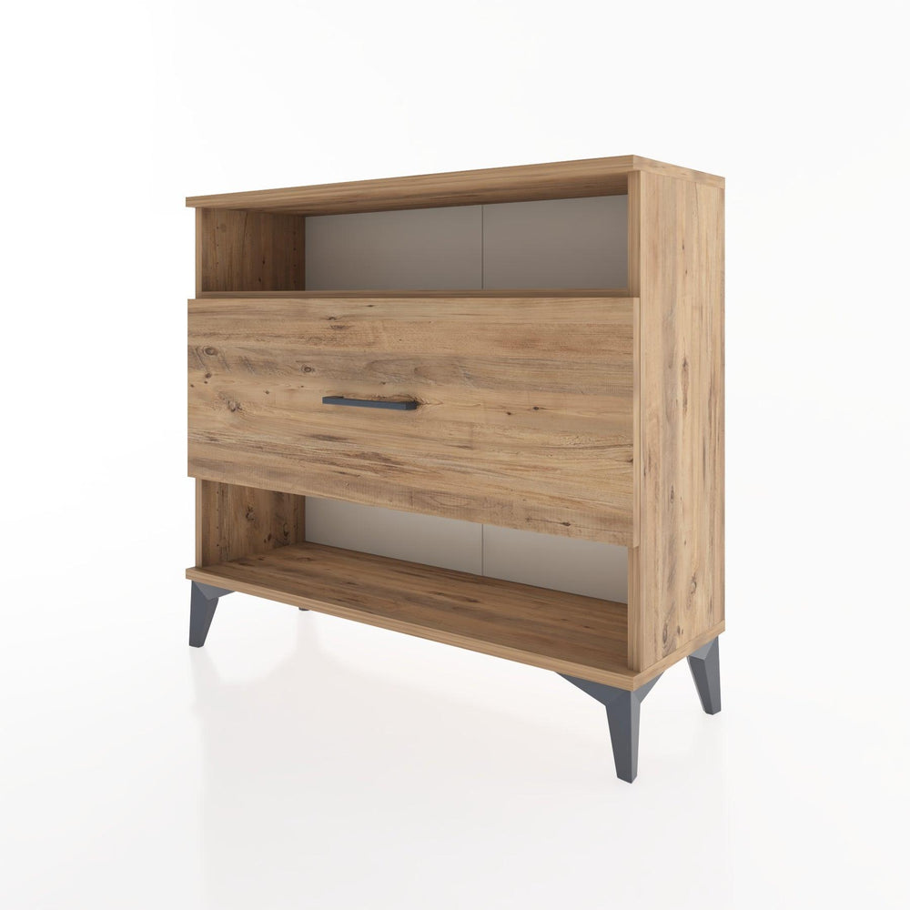 Woodntry Modüler Şifonyer Raf ve Çekmece V2 88x30x68 cm Çam - Woodntry