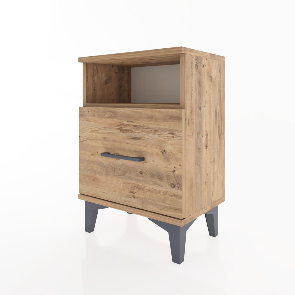 Woodntry Modüler Komodin Raf ve Çekmece 44x30x52 cm Çam - Woodntry