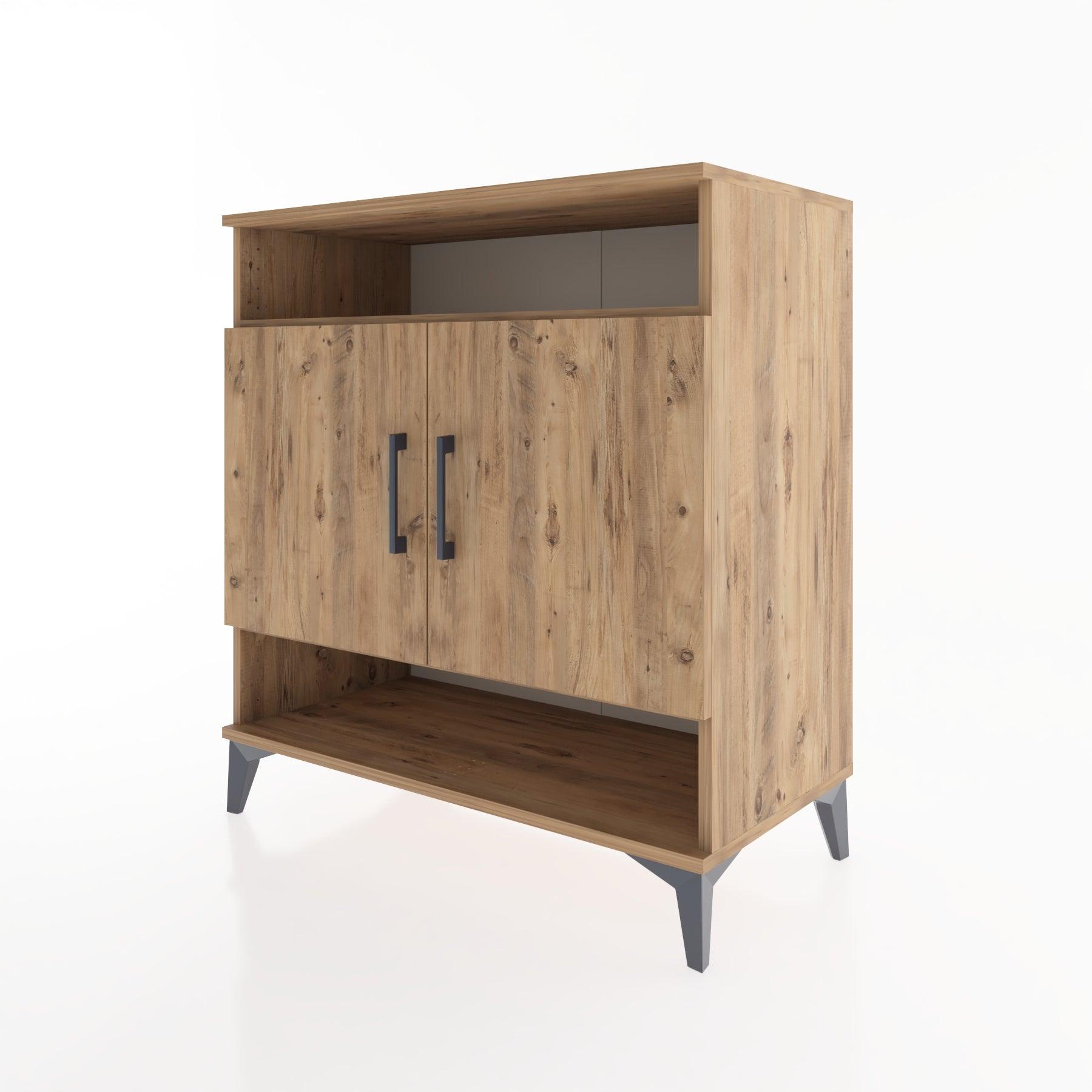 Woodntry Modular Dresser Pine 88x44x84 cm with Cover and Shelf KR67-3