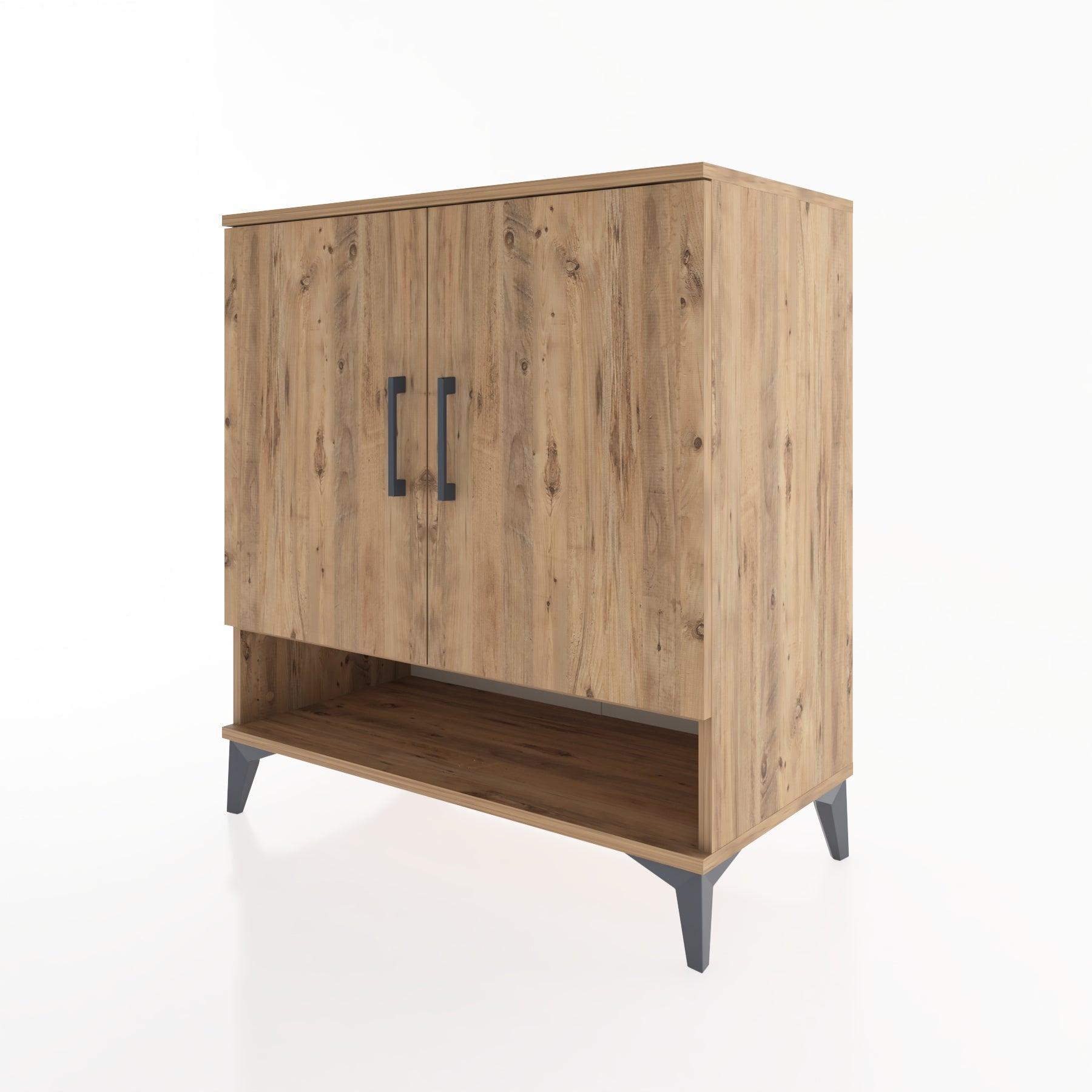 Woodntry Modular Dresser Pine 88x44x84 cm with Cover and Shelf KR77-3