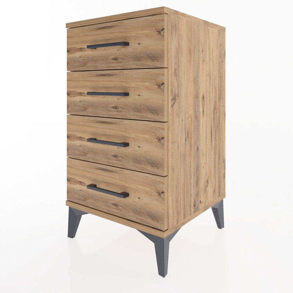 Woodntry Modular Nightstand Pine 44x44x68 cm Drawer C1-3