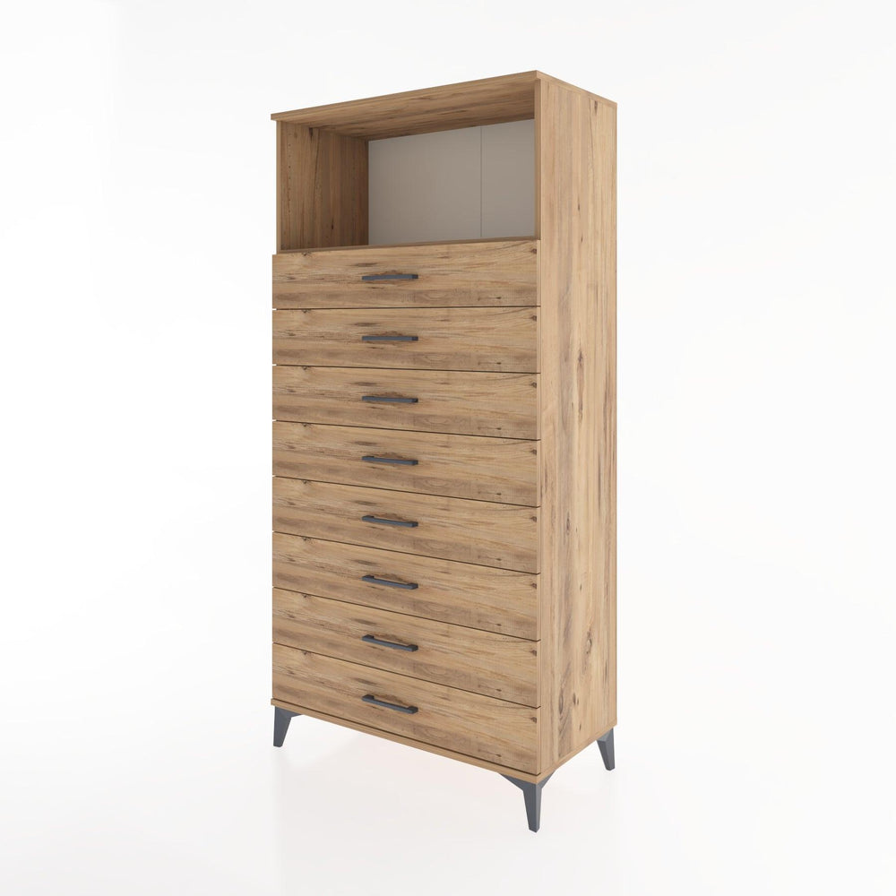 Woodntry Modular Cabinet Pine 88x44x170 cm with Drawers and Shelves CR32-3