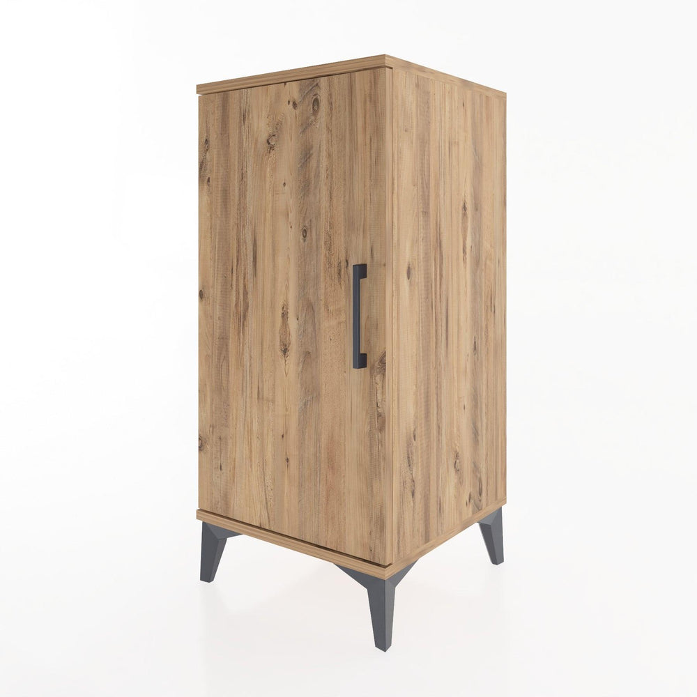 Woodntry Modüler Komodin Çam 44x44x84 cm Kapaklı K23-3