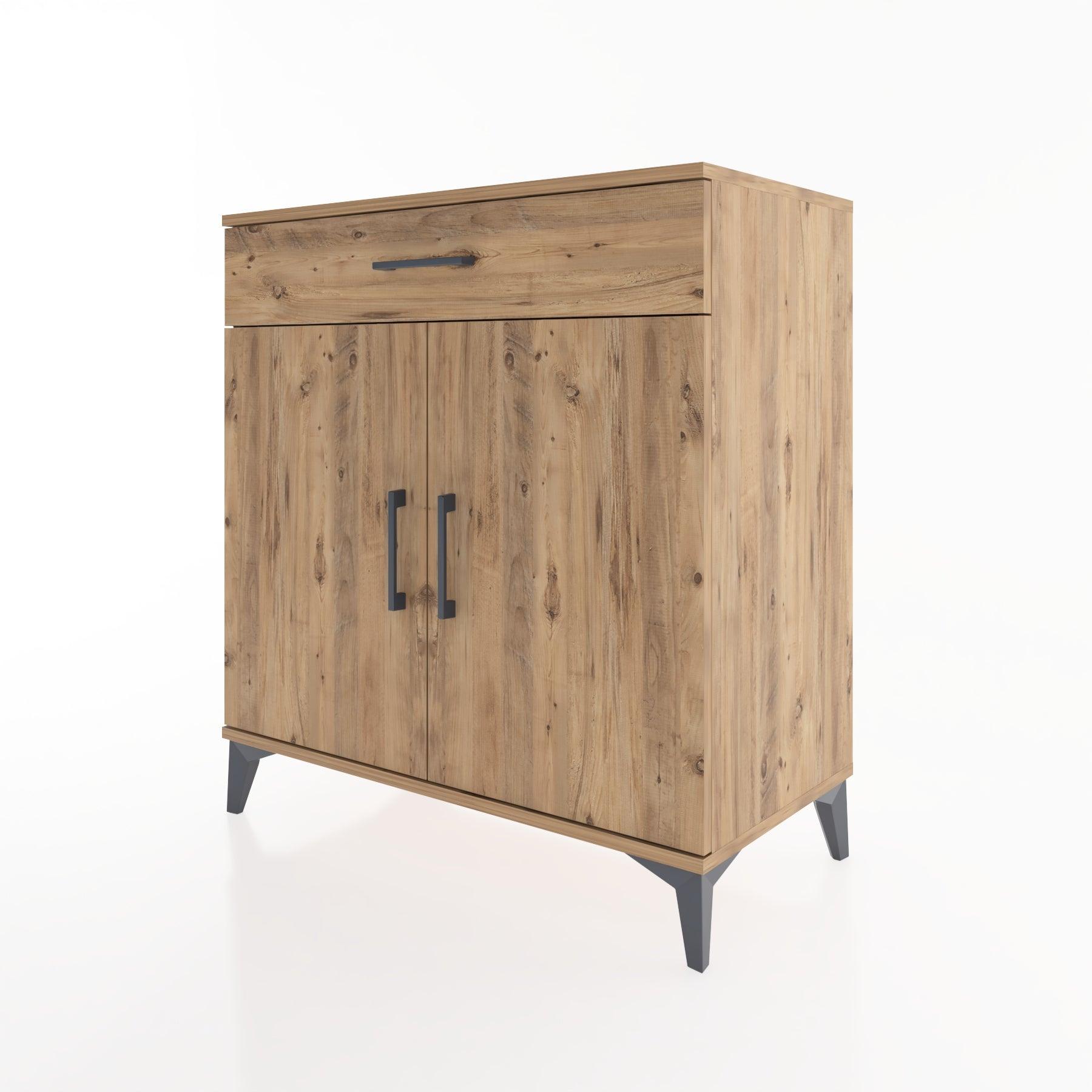 Woodntry Modular Dresser Pine 88x44x84 cm with Cover and Drawer KC78-3